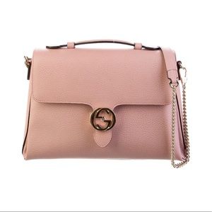 Medium Interlocking G Top Handle Bag